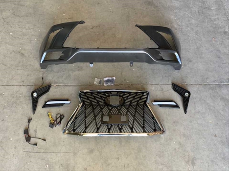 TOYOTA HILUX VIGO (2012-2015) IÇIN UYUMLU LEXUS ÖN TAMPON+PANJUR